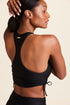 CINCH BRA TOP - BLACK